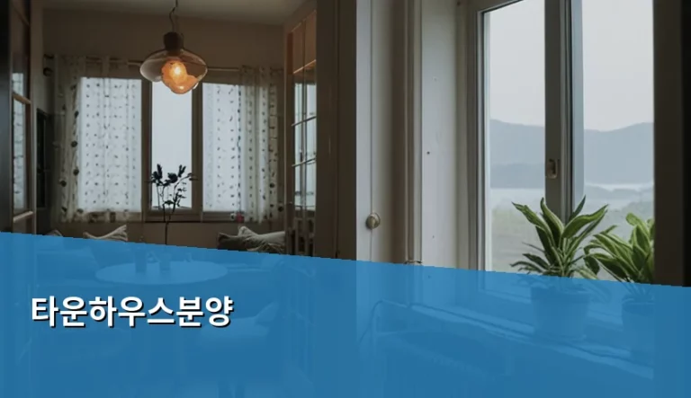 타운하우스분양 전 꼭 확인해야 할 체크리스트와 주의사항