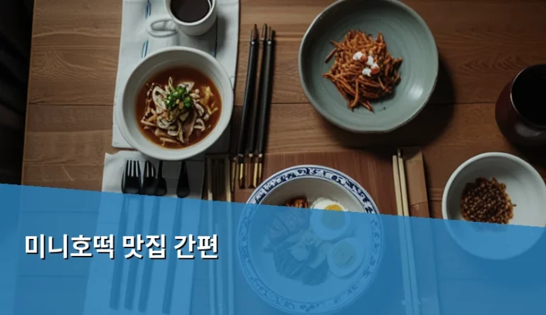 한 입의 행복 미니호떡 맛집 간편하게 찾는 법과 꿀팁