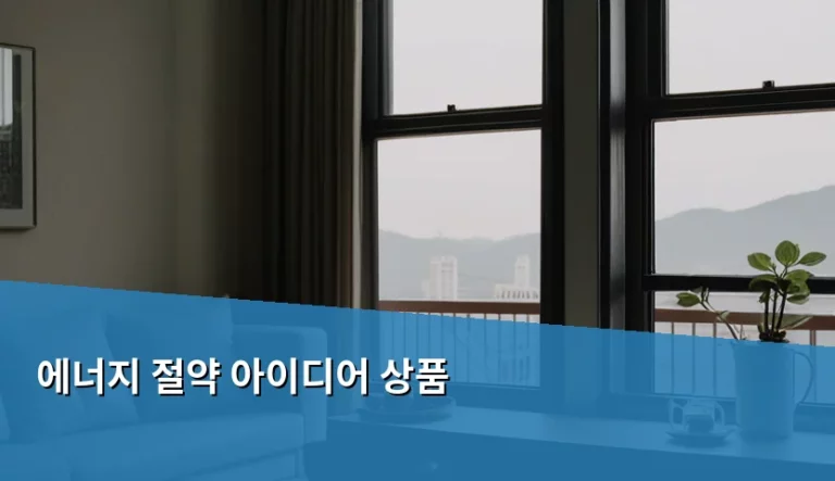 생활비 아끼는 에너지 절약 아이디어 상품 선택 기준