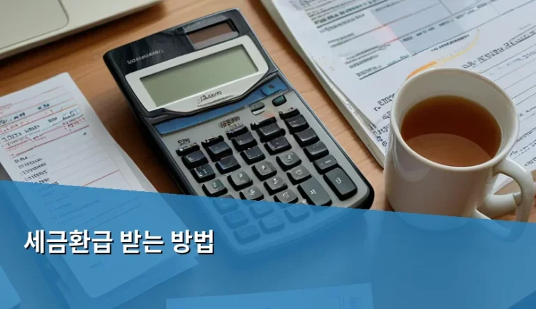 세금환급 받는 방법 및 놓치기 쉬운 공제 항목 정리