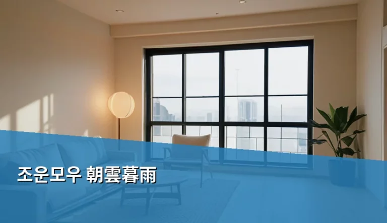 조운모우 朝雲暮雨 의미와 인생의 무상함에 대한 고찰