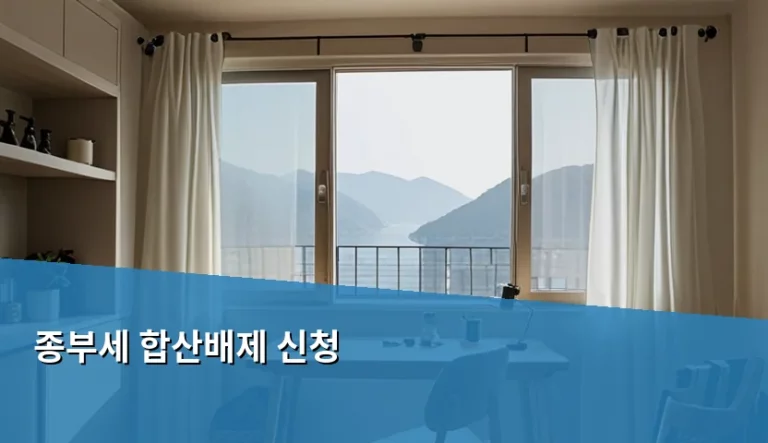 종부세 합산배제 신청 대상과 방법 및 절차 가이드
