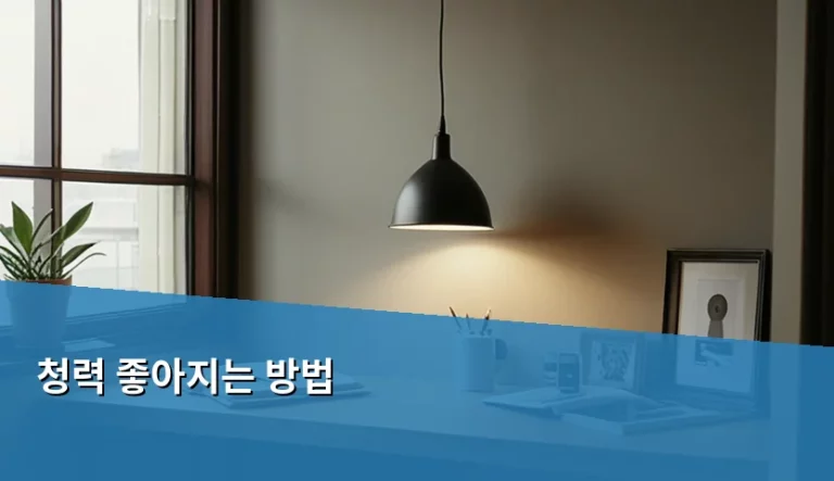청력 손실 예방과 청력 좋아지는 방법 가이드