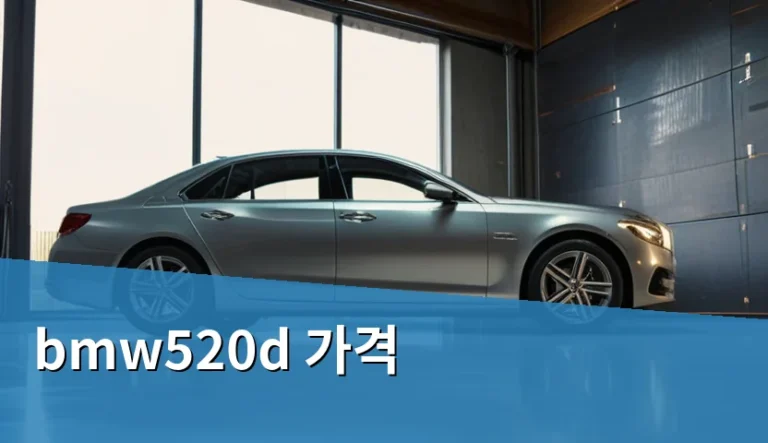 BMW 520d 가격 비교 시 따져봐야 할 6가지 기준